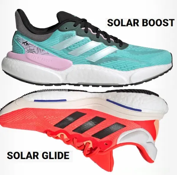 adidas solar boost vs Adidas solar glide mediasuela