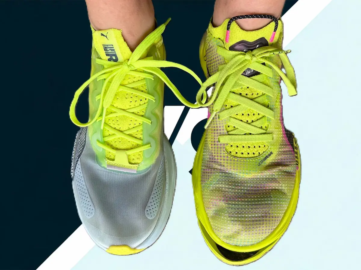 Puma Fast-R Nitro Elite Vs Puma Fast-R Nitro Elite 2 upper
