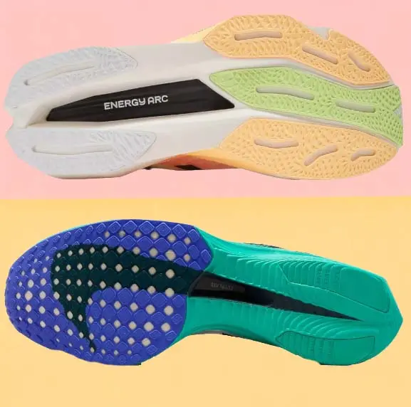 New Balance Supercomp Elite v4 Vs Nike Vaporfly Next% 3 suela