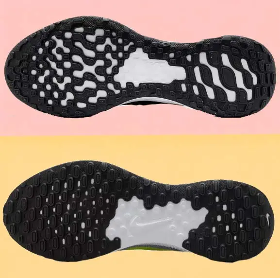 Nike Revolution 6 Vs Revolution 7 comparativa suelas