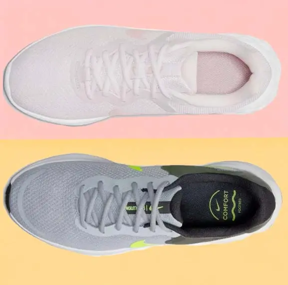 Nike Revolution 6 Vs Revolution 7 comparativa empeines