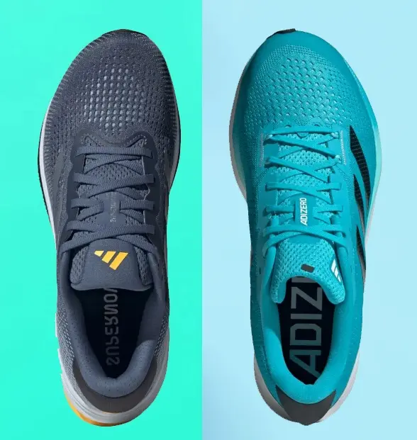 Adidas Supernova Rise vs Adidas Adizero SL comparacion upper