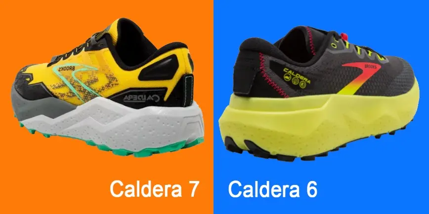 Brooks Caldera 7 Vs Brooks Caldera 6 comparativa mediasuela