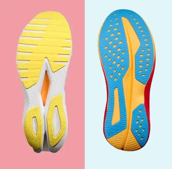 Comparativa: Hoka Mach X Vs Hoka Mach 6 suela