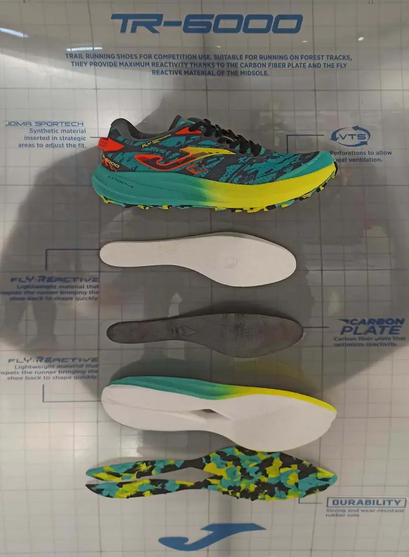 Joma TR-6000 despiece mediasuela