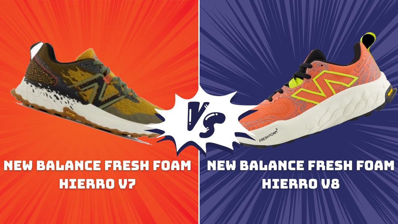 New Balance Fresh Foam X Hierro v7 vs Hierro v8 comparacion