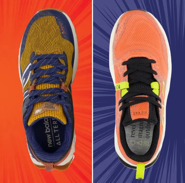 New Balance Fresh Foam X Hierro v7 vs Hierro v8 upper
