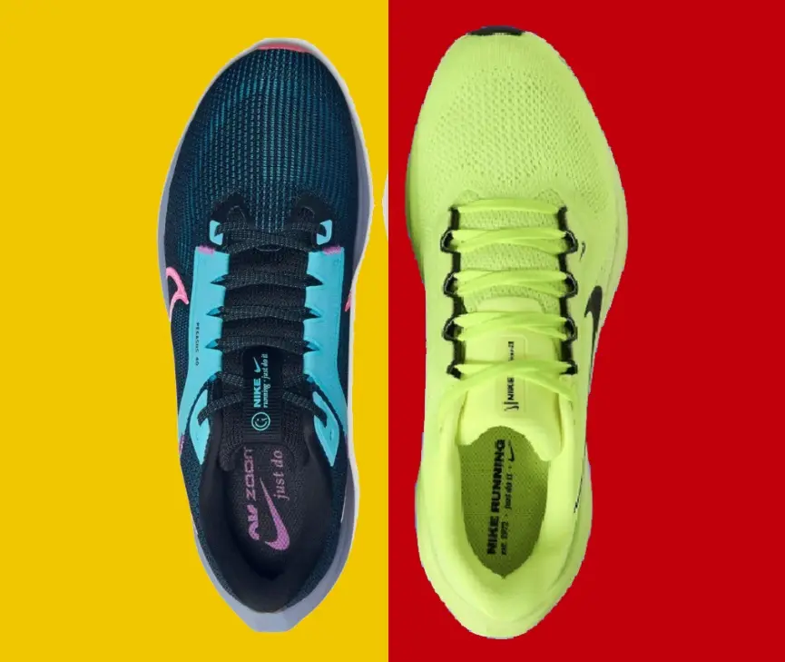 Nike Pegasus 41 vs Nike Pegasus 40 upper