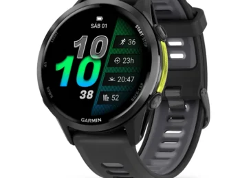 Photo front de Garmin Forerunner 970
