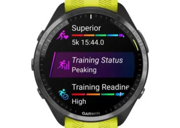 Photo menu de Garmin Forerunner 965: características y review