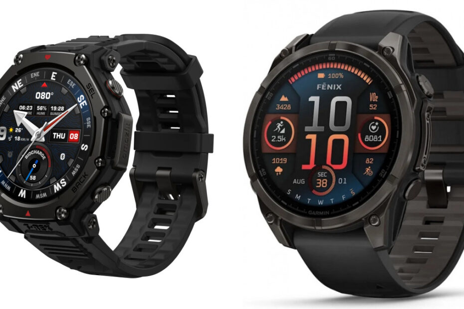 Comparativa: Amazfit T-Rex 3 Pro vs Garmin Fénix 8