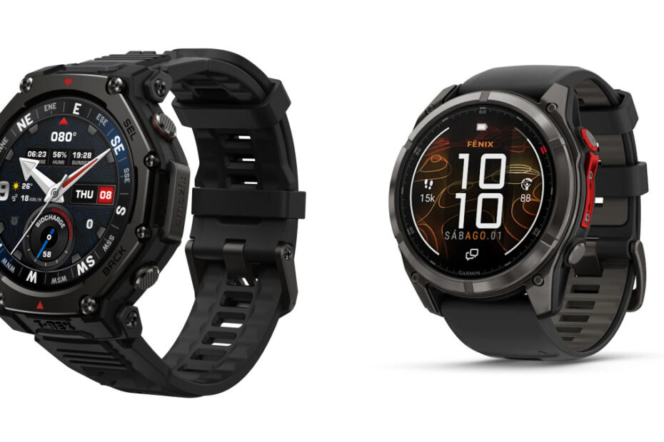 Comparativa: Amazfit T-Rex 3 Pro vs Garmin Fénix 8 Microled