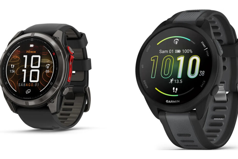 Comparativa: Garmin Fénix 8 Microled vs Garmin Forerunner 165
