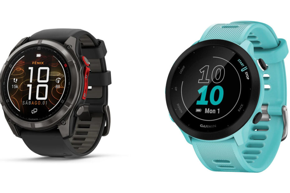 Comparativa: Garmin Fénix 8 Microled vs Garmin Forerunner 55