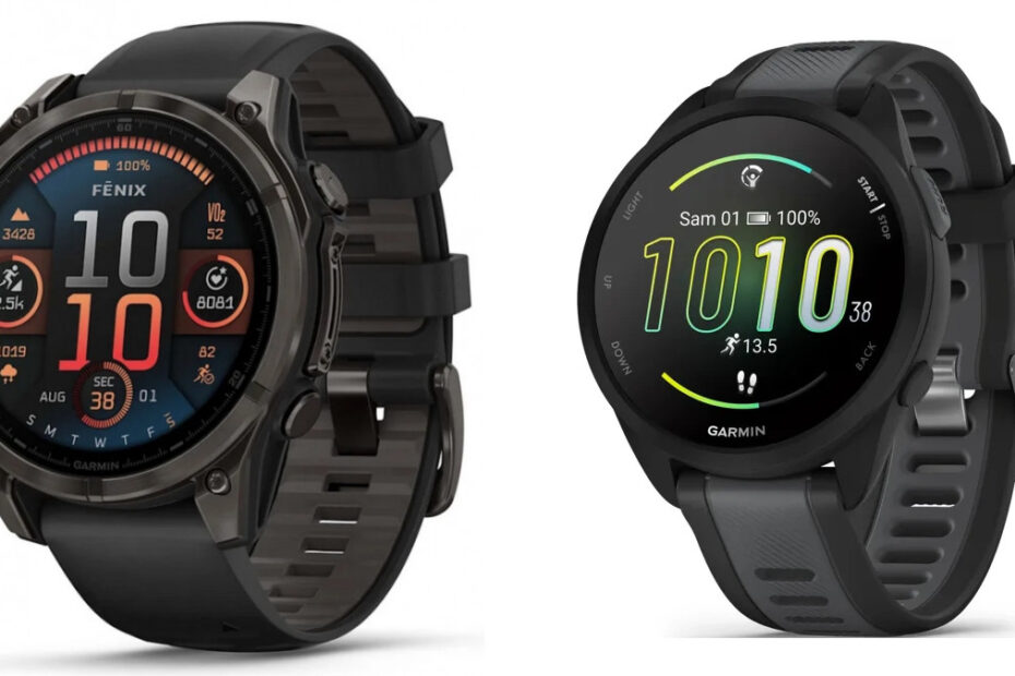 Comparativa: Garmin Fénix 8 vs Garmin Forerunner 165
