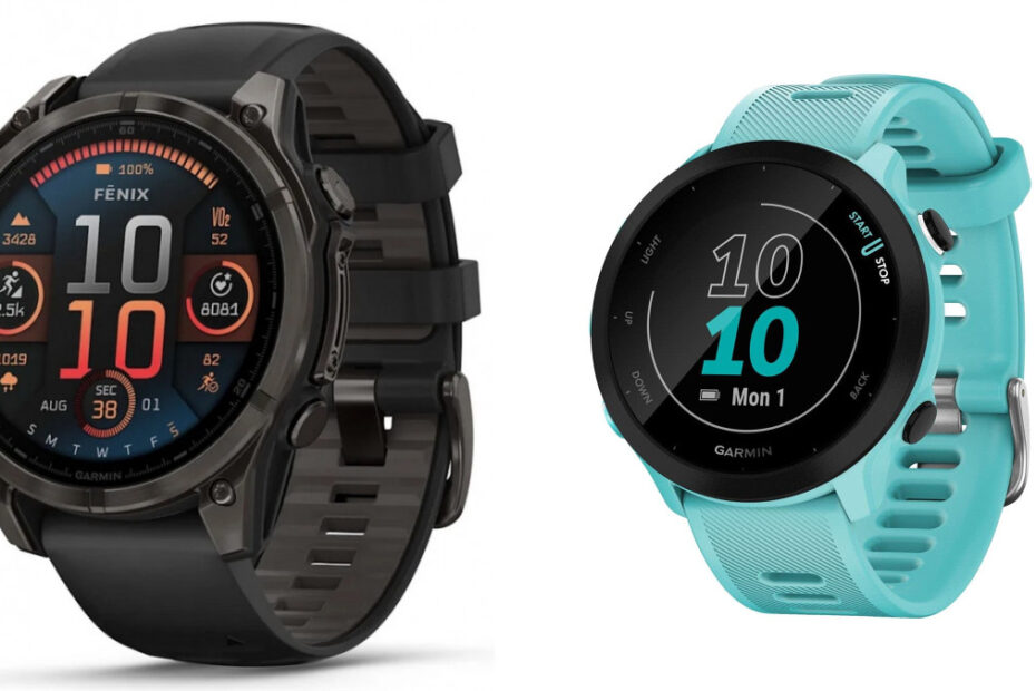 Comparativa: Garmin Fénix 8 vs Garmin Forerunner 55