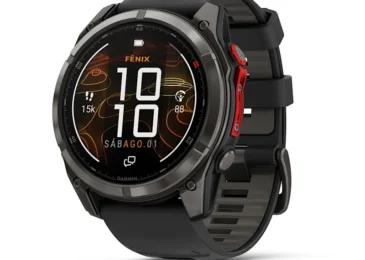 Photo front de Garmin Fénix 8 Pro MicroLED: pantalla revolucionaria y conectividad total